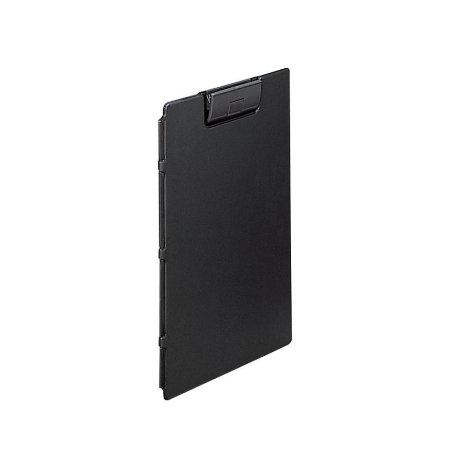 【欠品中：6月上旬入荷予定】LIHIT LAB.＜リヒトラブ＞ クリップファイル　F-2650-24黒　A4　収納枚数：コピー用紙４０枚 | 
