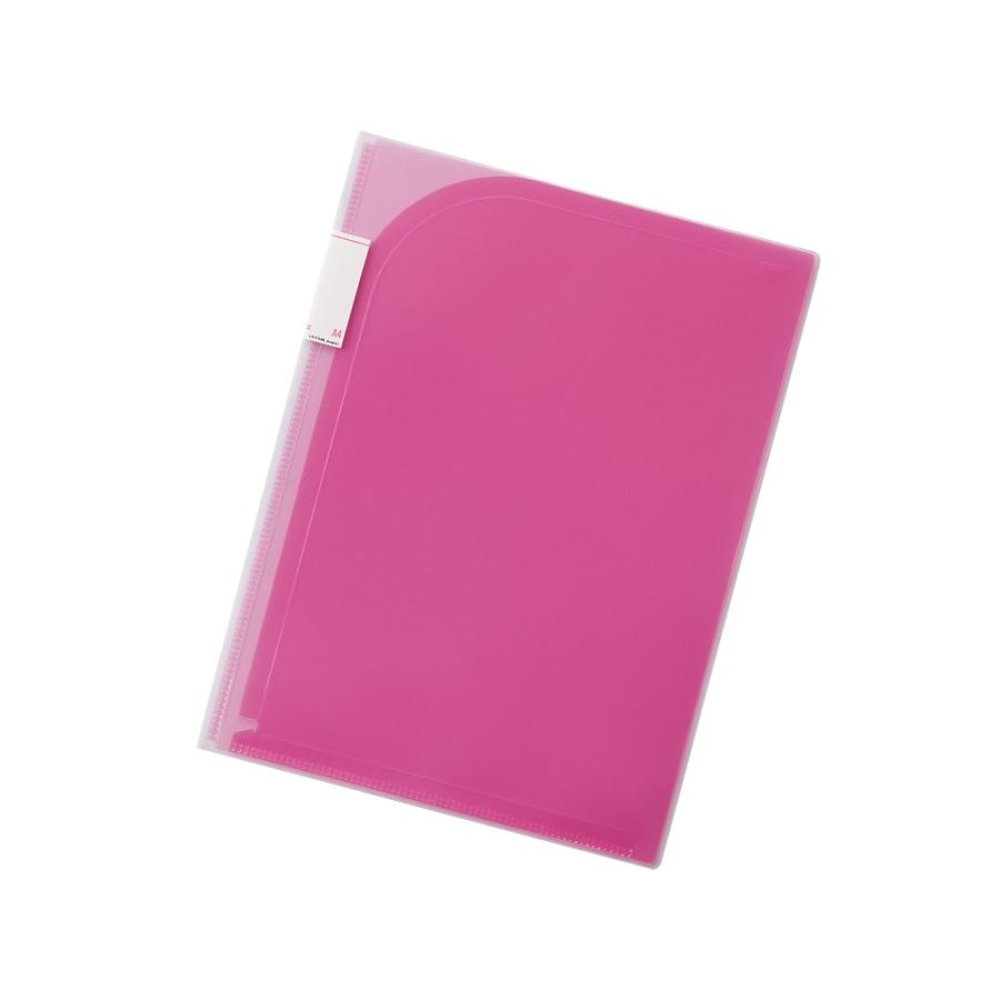 リヒトラブ　Ａｖａｎｔｉ ４ポケットホルダー　F-3411-3赤　A4(A3・２ツ折)　収納枚数：コピー用紙３０枚 | 