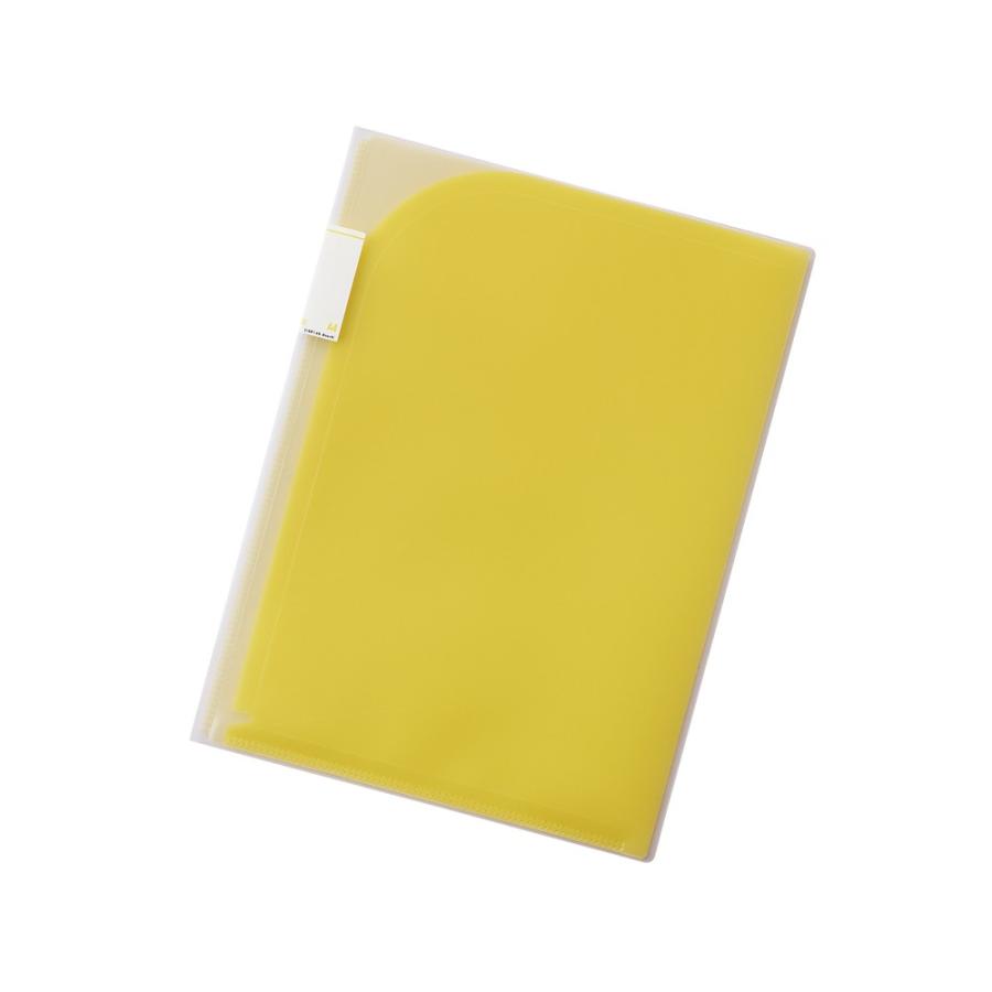 リヒトラブ　Ａｖａｎｔｉ ４ポケットホルダー　F-3411-5黄　A4(A3・２ツ折)　収納枚数：コピー用紙３０枚 | 