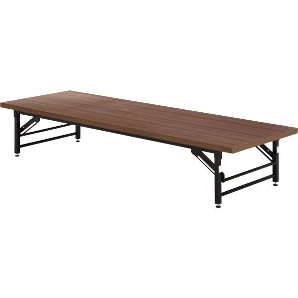 不二貿易 会議テーブル　（ロータイプ） 6033D 幅180×奥行60×高さ33cm 94463 | 