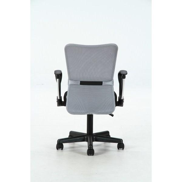 不二貿易 メッシュバックチェアー　ハンター　肘付 GY グレー 94433 |  | 03