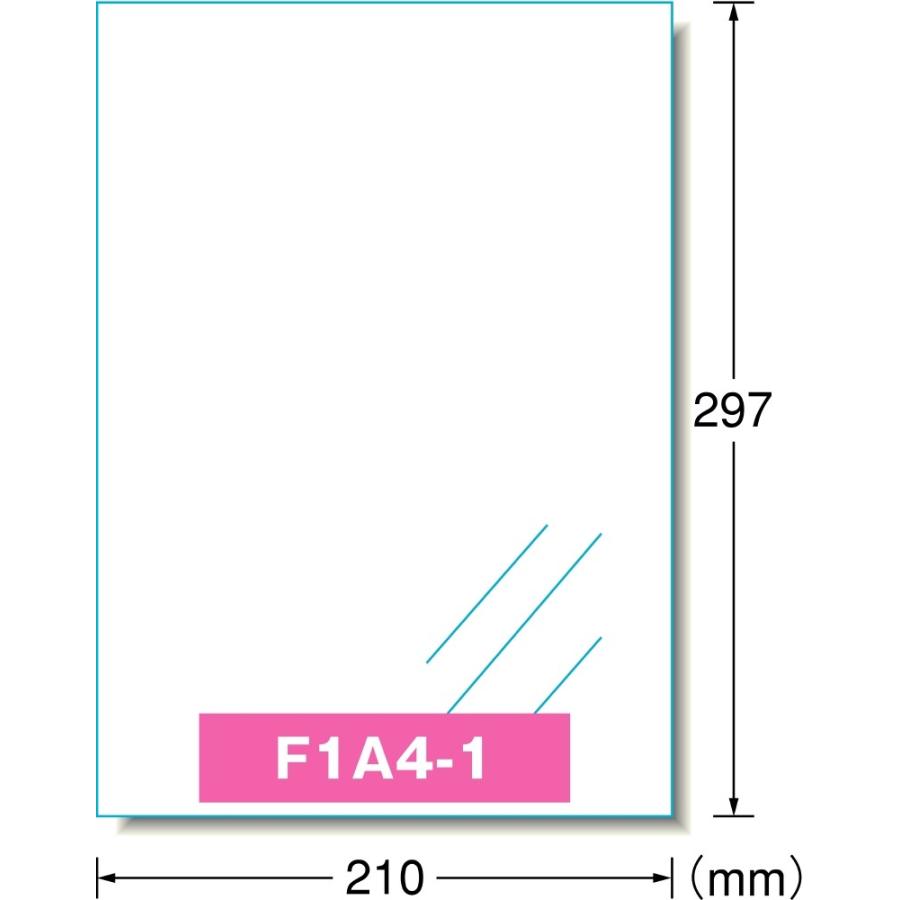 エーワン 屋外でも使えるサインラベルシール［レーザープリンタ］ A4 1面ノーカット光沢フィルム・透明 品番31032 | 3M | 01