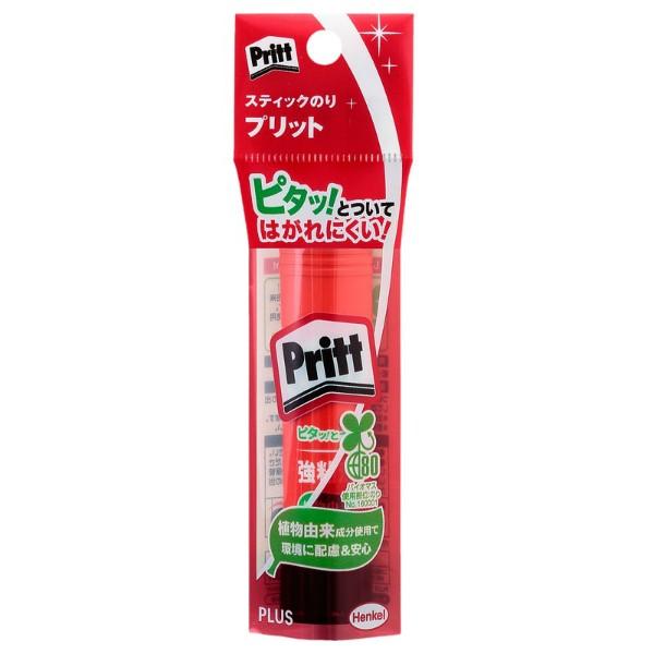 プラス(PLUS) スティックのり Pritt（プリット） レギュラー 10g NS-701-1P セリースパック入り 29-702 | PLUS
