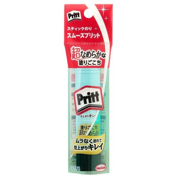 プラス(PLUS) スティックのり Pritt（プリット） スムーズプリット レギュラー 10g NS-721-1P セリースパック入り 29-715 | PLUS