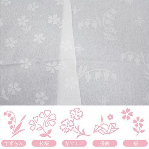 国産高級ボックスティシュ 「花ゴールド220W」　440枚（220組）　12箱入り ハヤシ商事 |  | 01