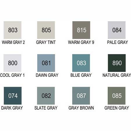 呉竹　ZIG　ART & GRAPHIC TWIN TUT-80/12VGR GRAY・12V | 呉竹 | 01