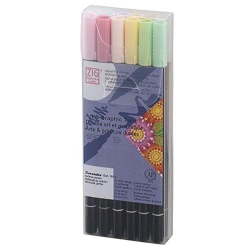 呉竹　ZIG　ART & GRAPHIC TWIN TUT-80/12VPA PALE・12V | 呉竹