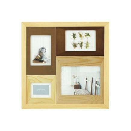 KING JIM＜キングジム・ラドンナ＞ カラーウッドフォトフレーム　４０ナチュラル　CW33-40-NT | KING JIM