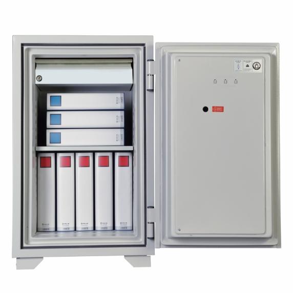 デジタルテンキー式耐火金庫 080EKR3 （シリンダーキー付） A4対応 OFFICE SAFE＜業務用耐火金庫＞ 90分耐火 容量84L ディプロマット・ジャパン |  | 03