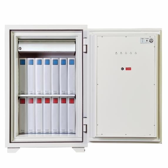 デジタルテンキー式耐火金庫 100EKR3 （シリンダーキー付） A4対応 OFFICE SAFE＜業務用耐火金庫＞ 90分耐火 容量129L ディプロマット・ジャパン |  | 03