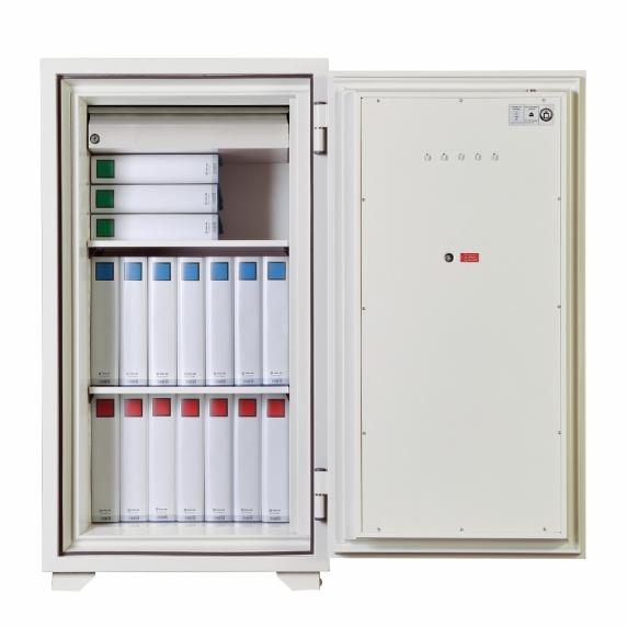 デジタルテンキー式耐火金庫 120EKR3 （シリンダーキー付） A4対応 ＜業務用耐火金庫＞ 2時間耐火 容量162L ディプロマット・ジャパン |  | 03