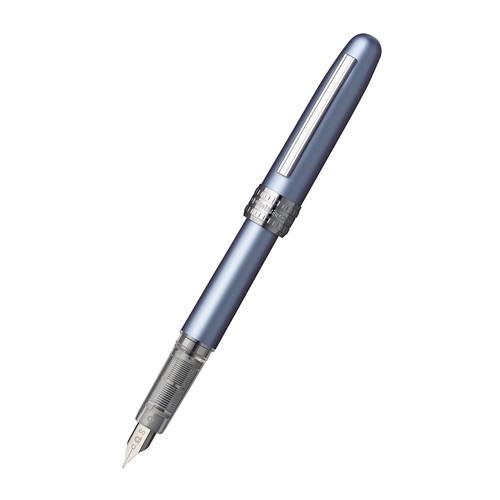 プラチナ萬年筆 万年筆 プレジール PGB-1000B＃57-2 フロスティブルー 細字 | プラチナ万年筆