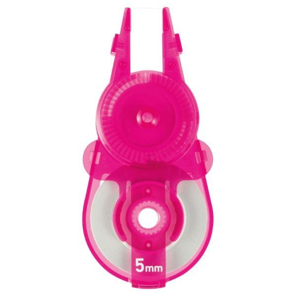 プラス(PLUS) 修正テープ ホワイパースライド 5mm ピンク　交換テープ WH-115R 49-557 | PLUS