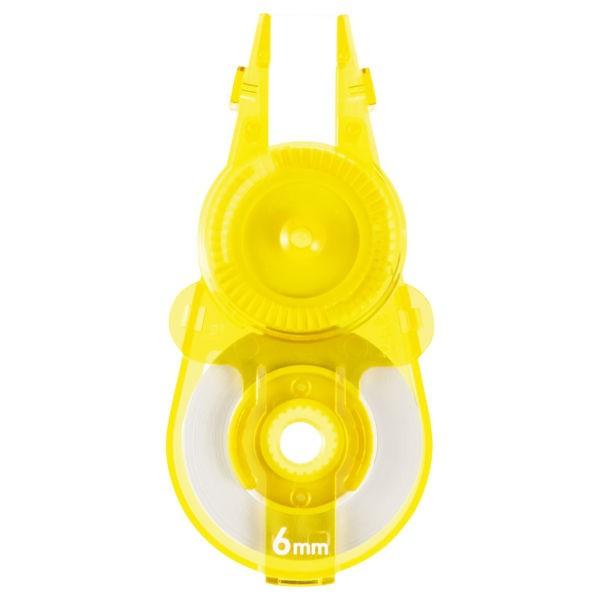 プラス(PLUS) 修正テープ ホワイパースライド 6mm イエロー 交換テープ WH-116R 49-559 | PLUS