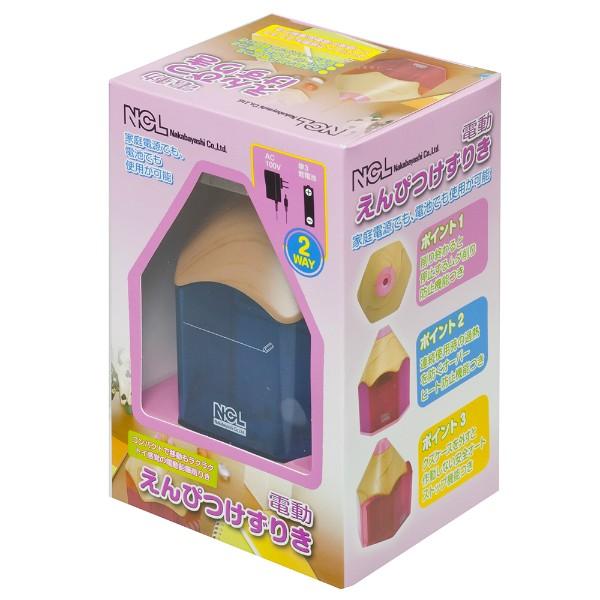 ナカバヤシ　電動鉛筆削りき　鉛筆タイプ　ブルー　DPS-311KB |  | 01