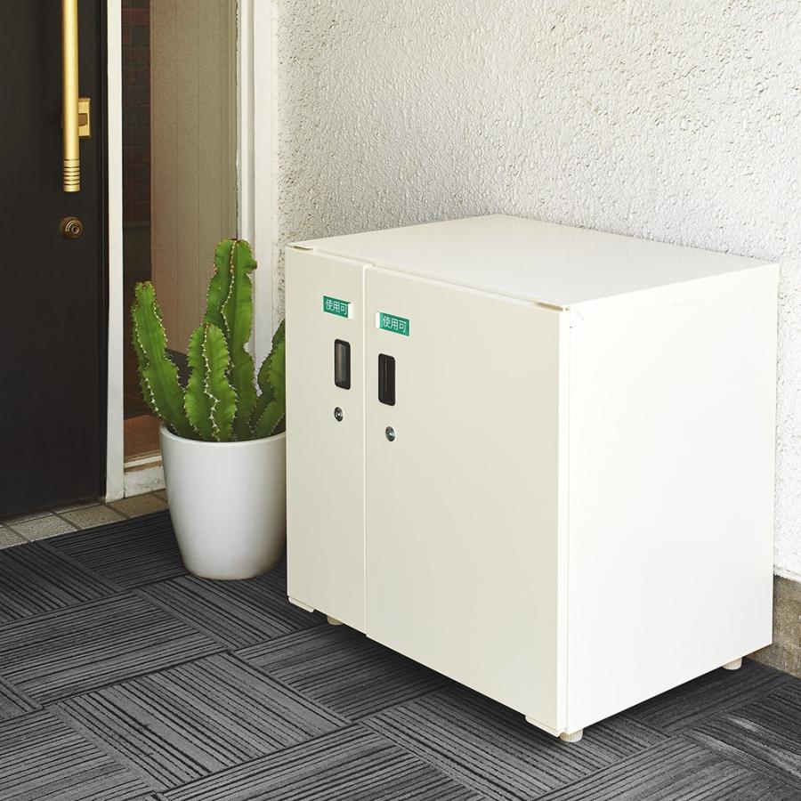 ナカバヤシ　宅配ボックス２枚扉アイボリー　STB-301-IV | ブランド登録なし | 03