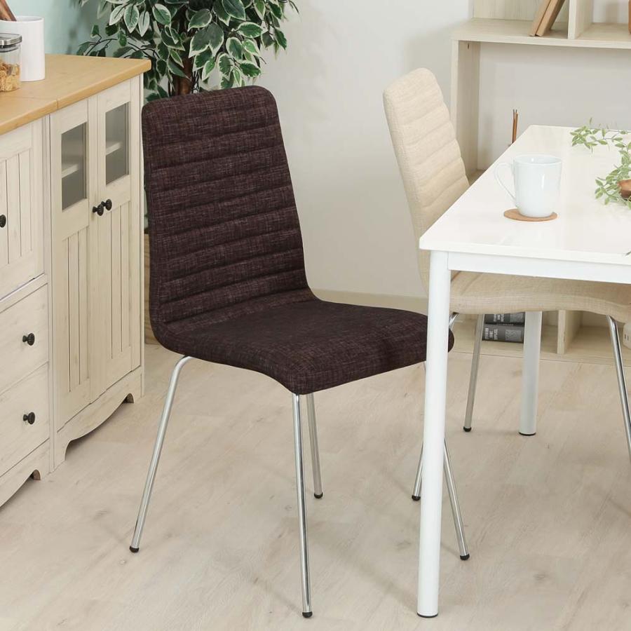 不二貿易 ダイニングチェアー ファブリック ブラウン 88028 | 不二貿易 | 06