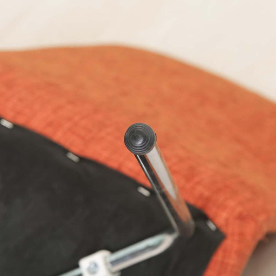 不二貿易 ダイニングチェアー ファブリック オレンジ 88029 | 不二貿易 | 04