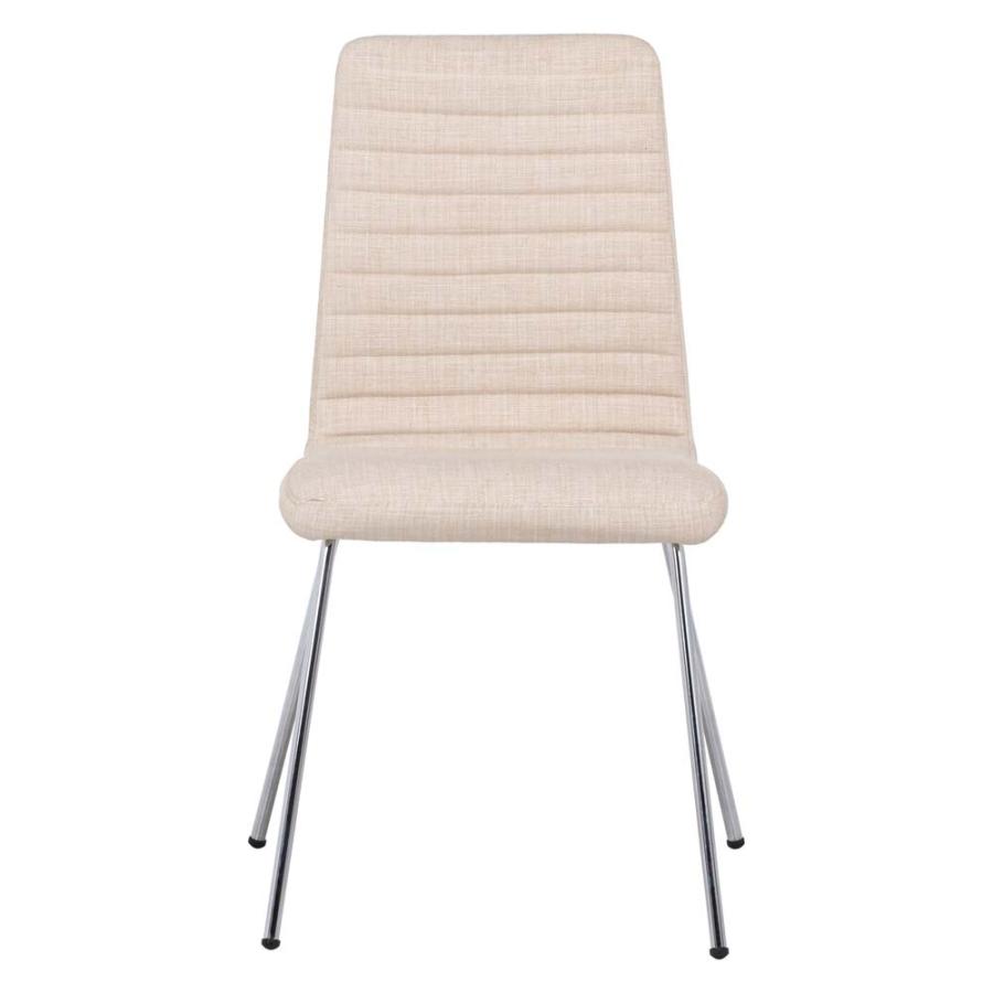 不二貿易 ダイニングチェアー ファブリック アイボリー 88031 | 不二貿易 | 01