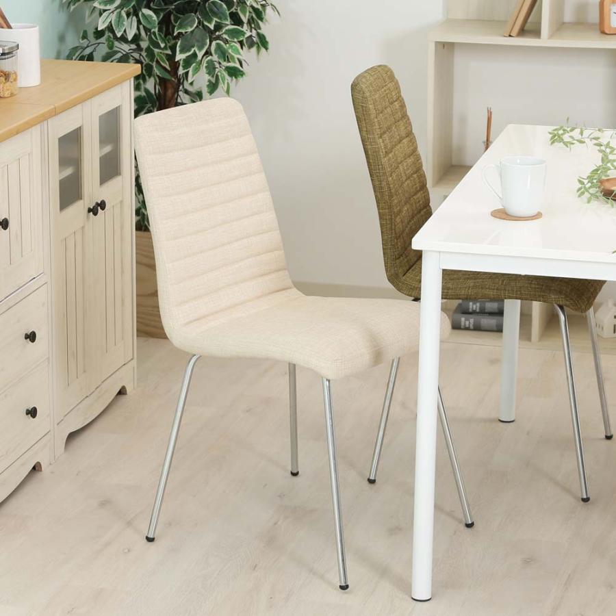不二貿易 ダイニングチェアー ファブリック アイボリー 88031 | 不二貿易 | 06