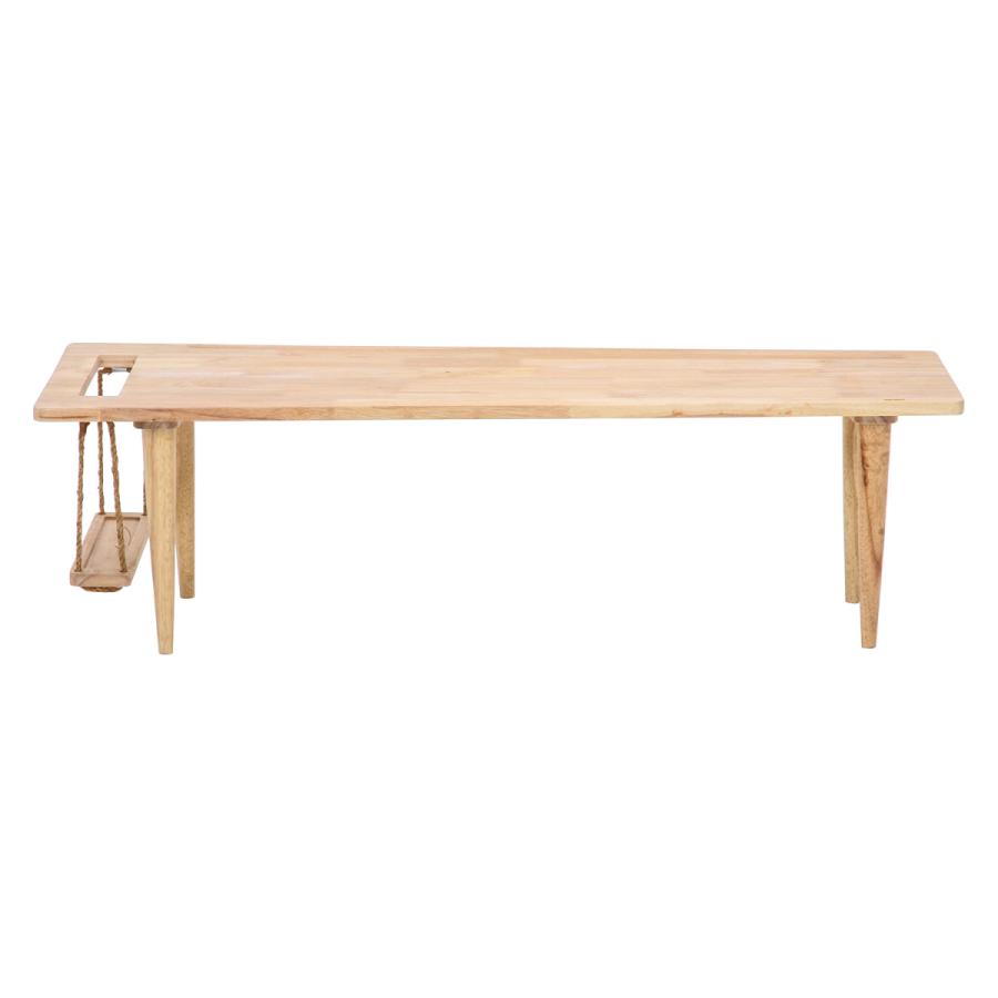 不二貿易 センターテーブル ゆらゆらマガジンラック付き 組立簡単 ナチュラル 37001 | 不二貿易 | 01