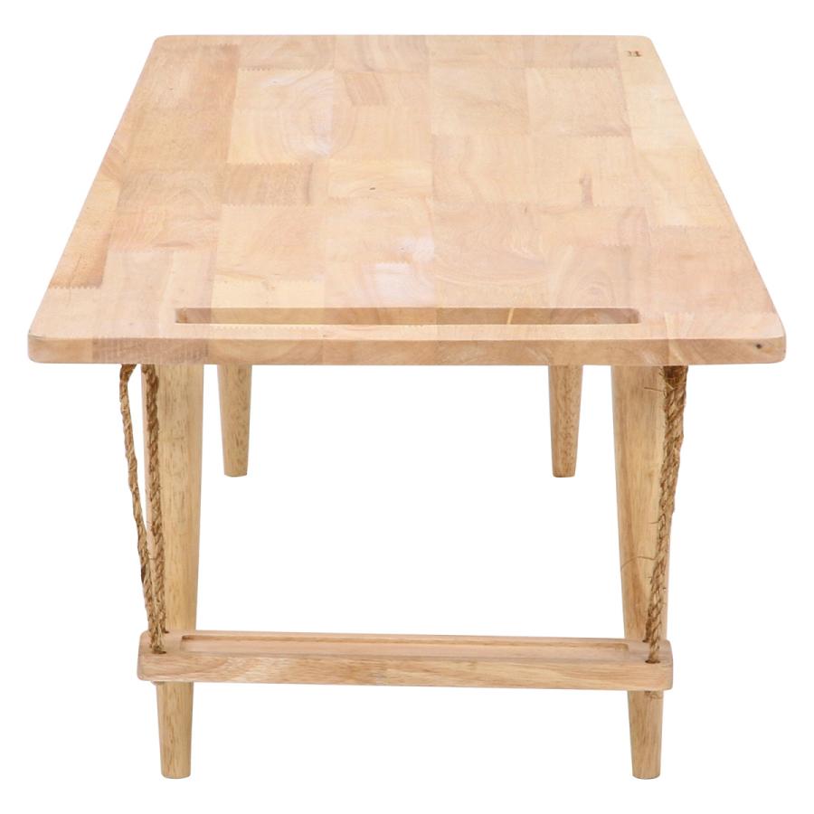 不二貿易 センターテーブル ゆらゆらマガジンラック付き 組立簡単 ナチュラル 37001 | 不二貿易 | 03