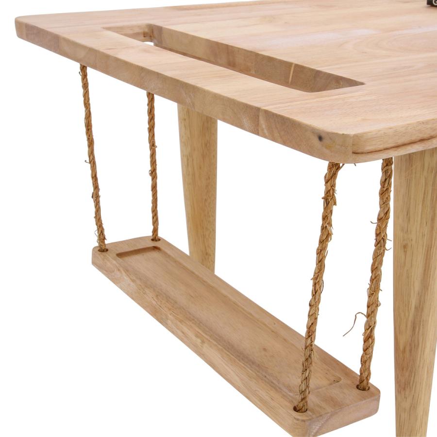 不二貿易 センターテーブル ゆらゆらマガジンラック付き 組立簡単 ナチュラル 37001 | 不二貿易 | 04