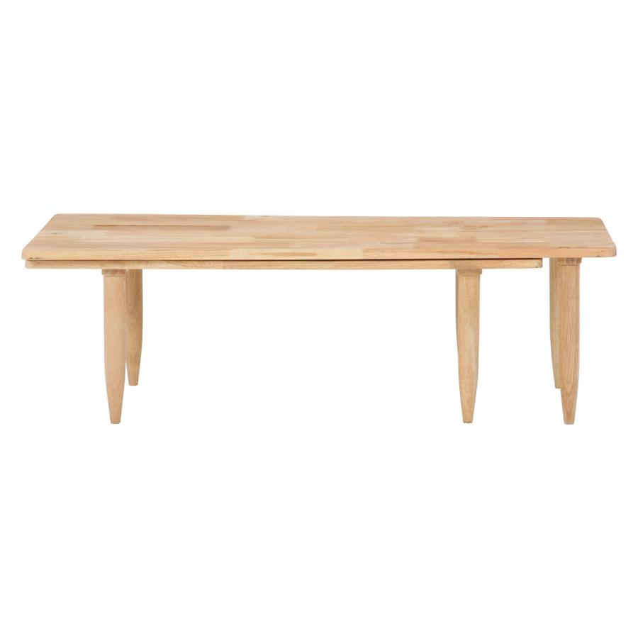 不二貿易 センターテーブル 北欧風 天板360度回転 ナチュラル 37002 | 不二貿易 | 01