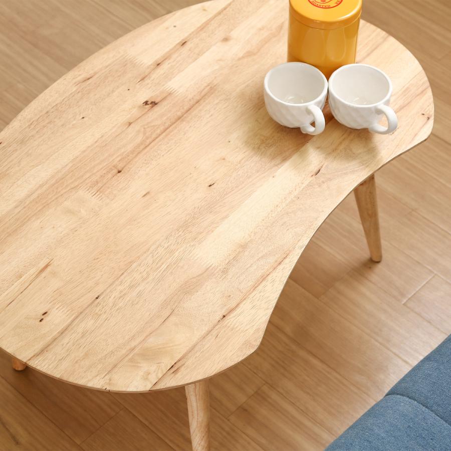 不二貿易 センターテーブル ビーンズ型 組立簡単 ナチュラル 37003 | 不二貿易 | 04