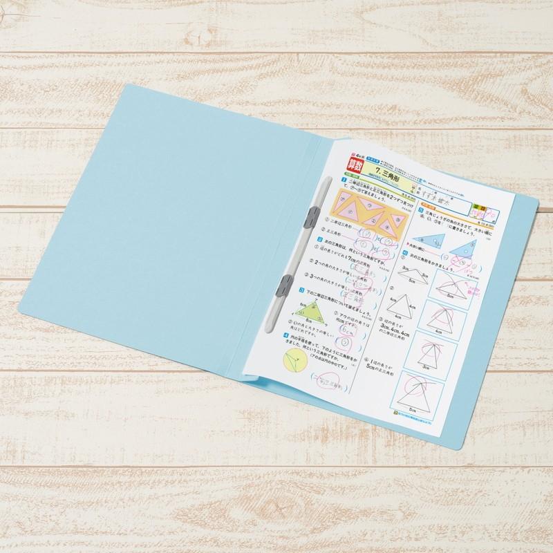 プラス(PLUS) 年組氏名フラットファイル A4S　ロイヤルブルー NO.021GA 79-271*10　10冊パック | PLUS | 04