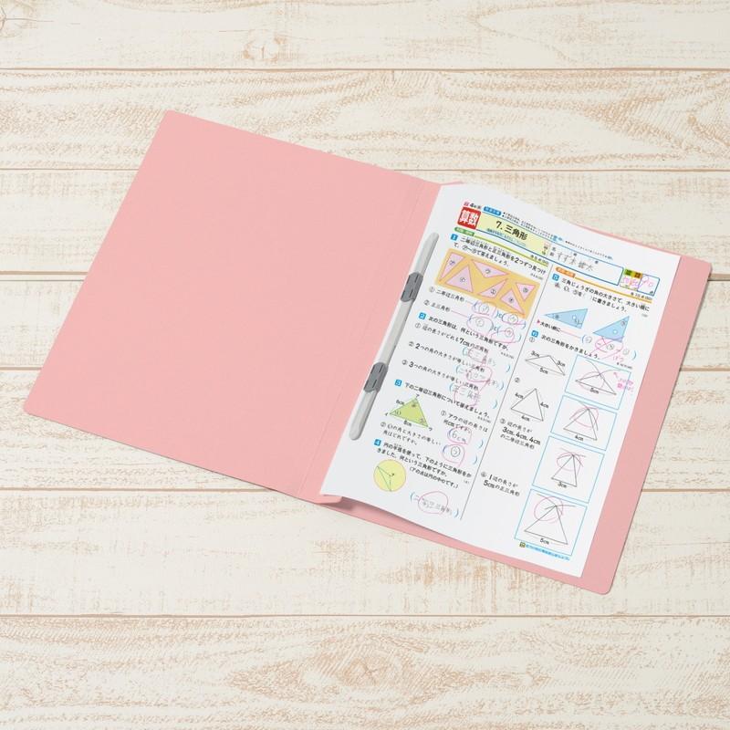プラス(PLUS) 年組氏名フラットファイル A4S　ピンク　３冊パック　NO.021GA3P　79-598 | PLUS | 05