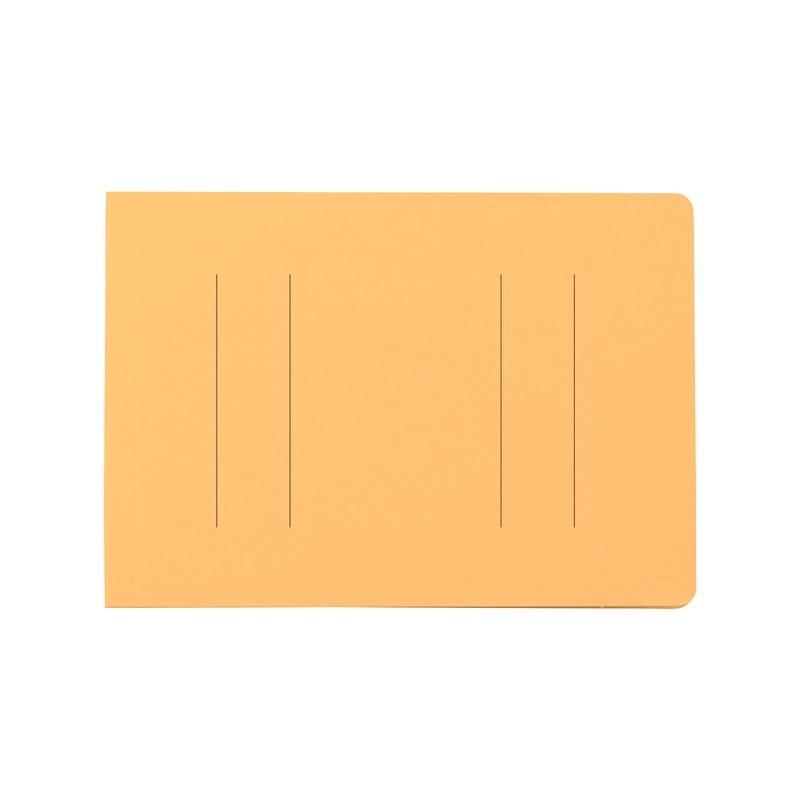 プラス(PLUS) フラットファイル ノンステッチ B6-E 180枚とじ イエロー 10冊パック No.052NT　98-287*10 | PLUS | 02