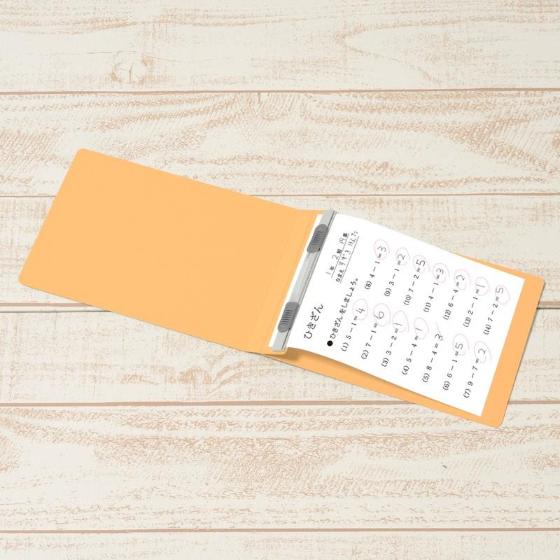 プラス(PLUS) フラットファイル ノンステッチ B6-E 180枚とじ イエロー 10冊パック No.052NT　98-287*10 | PLUS | 03