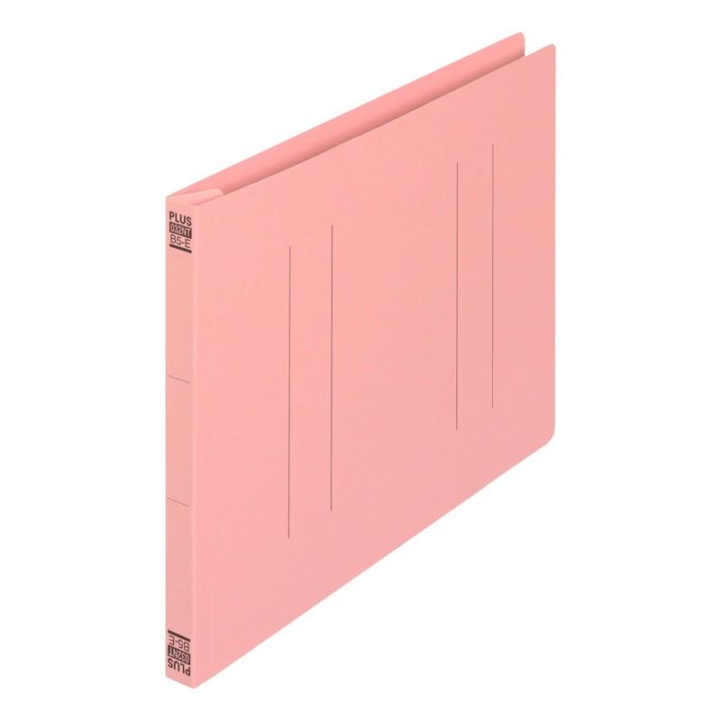 プラス(PLUS) フラットファイル ノンステッチ B5-E 180枚とじ ピンク 10冊パック No.032NT　98-268*10 | PLUS