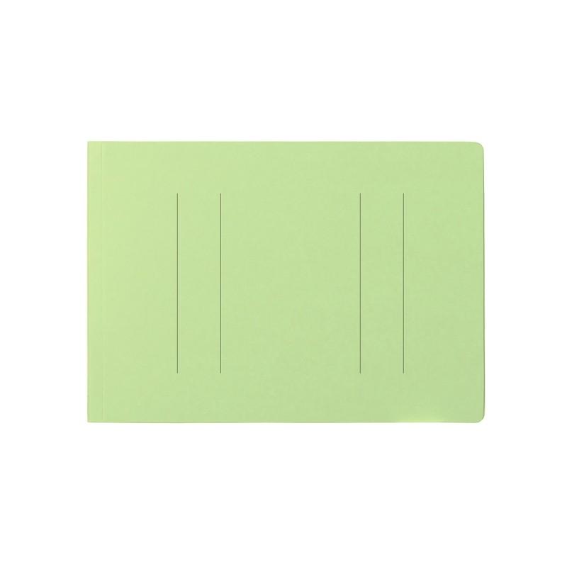 プラス(PLUS) フラットファイル ノンステッチ B5-E 180枚とじ グリーン 10冊パック No.032NT　98-266*10 | PLUS | 02