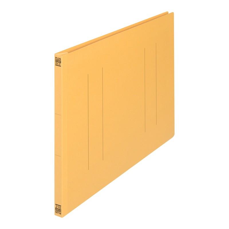 プラス(PLUS) フラットファイル ノンステッチ B4-E 180枚とじ イエロー 10冊パック No.012NT 98-217*10 | PLUS