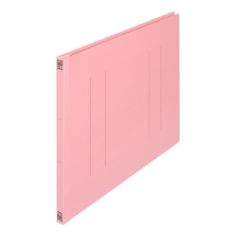 プラス(PLUS) フラットファイル ノンステッチ B4-E 180枚とじ ピンク 10冊パック No.012NT　98-218*10 | PLUS