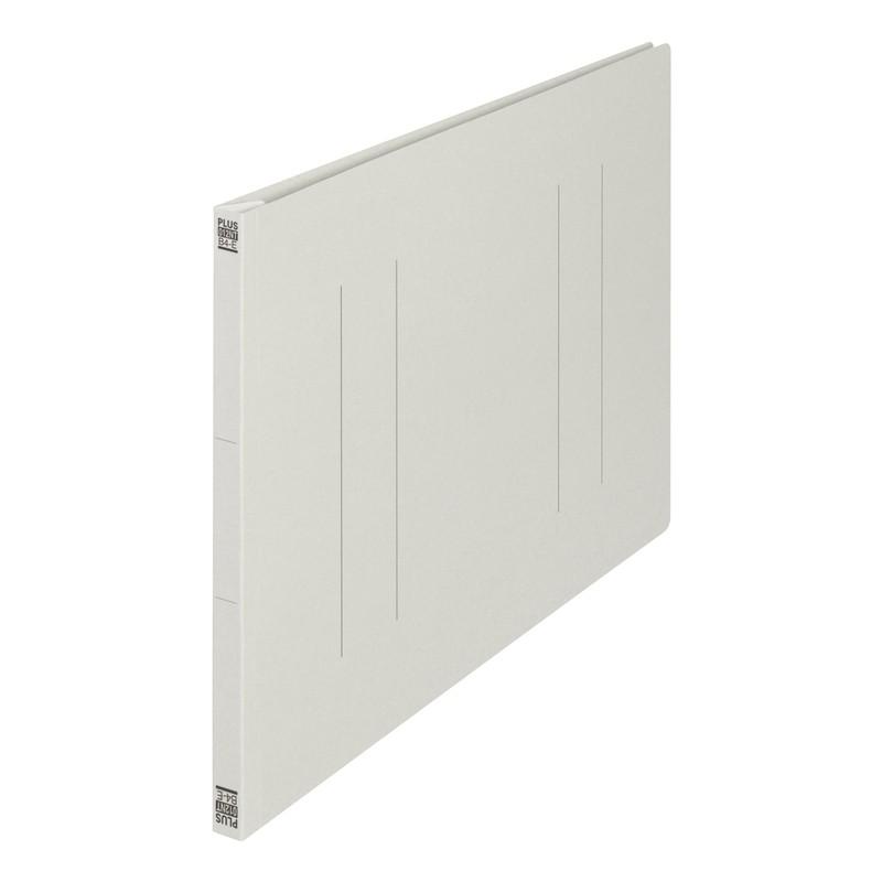プラス(PLUS) フラットファイル ノンステッチ B4-E 180枚とじ グレー 10冊パック No.012NT　98-219*10 | PLUS