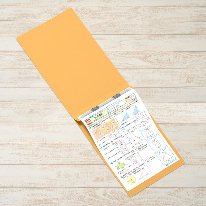 プラス(PLUS) フラットファイル ノンステッチ A4-E 180枚とじ イエロー 10冊パック No.022NT　98-237*10 | PLUS | 03