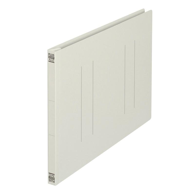 プラス(PLUS) フラットファイル ノンステッチ A4-E 180枚とじ グレー 10冊パック No.022NT　98-239*10 | PLUS
