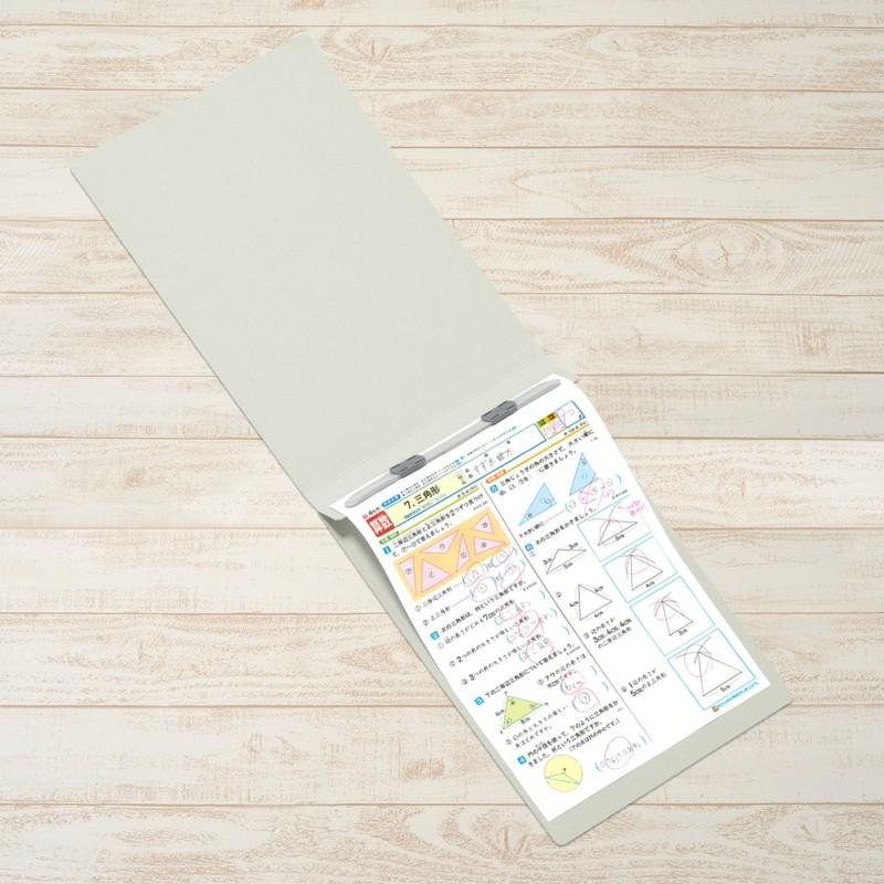 プラス(PLUS) フラットファイル ノンステッチ A4-E 180枚とじ グレー 10冊パック No.022NT　98-239*10 | PLUS | 03