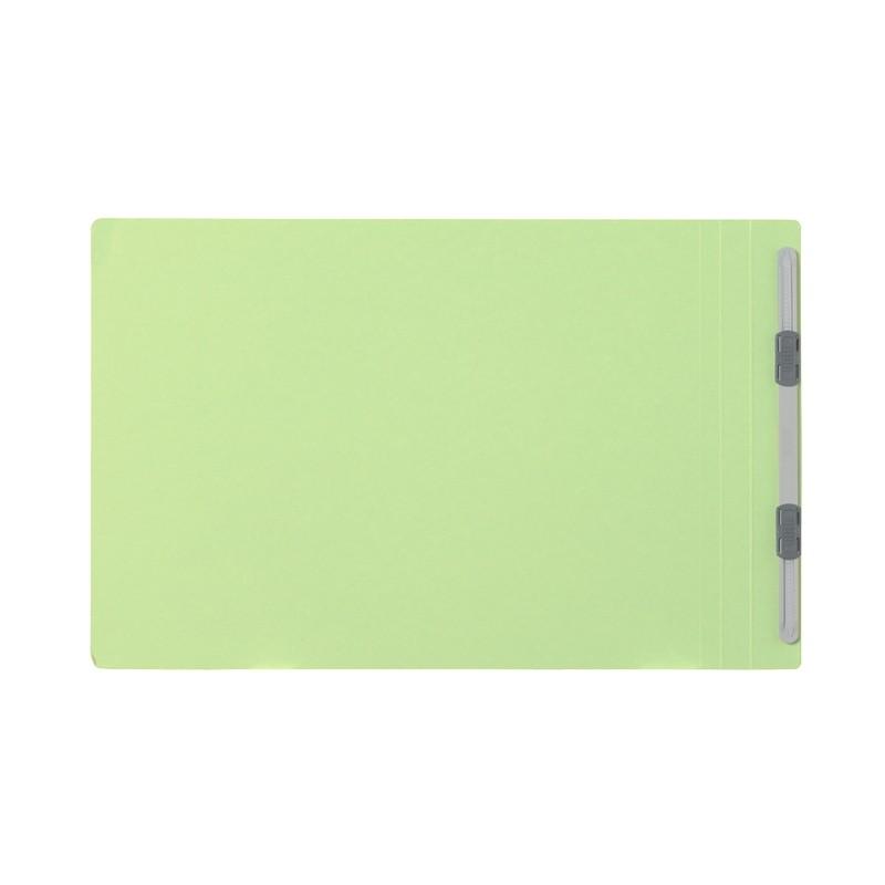 プラス(PLUS) フラットファイル ノンステッチ A4-E 180枚とじ グリーン 10冊パック No.022NT　98-236*10 | PLUS | 01