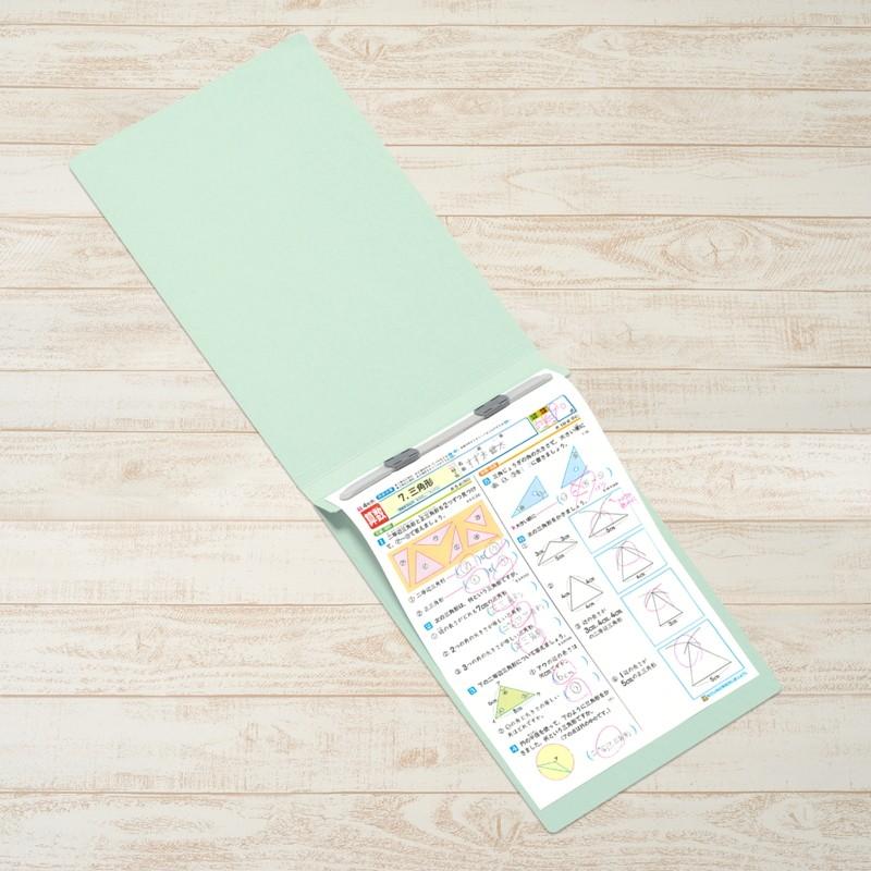 プラス(PLUS) フラットファイル ノンステッチ A4-E 180枚とじ ブルー 10冊パック No.022NT　98-235*10 | PLUS | 03