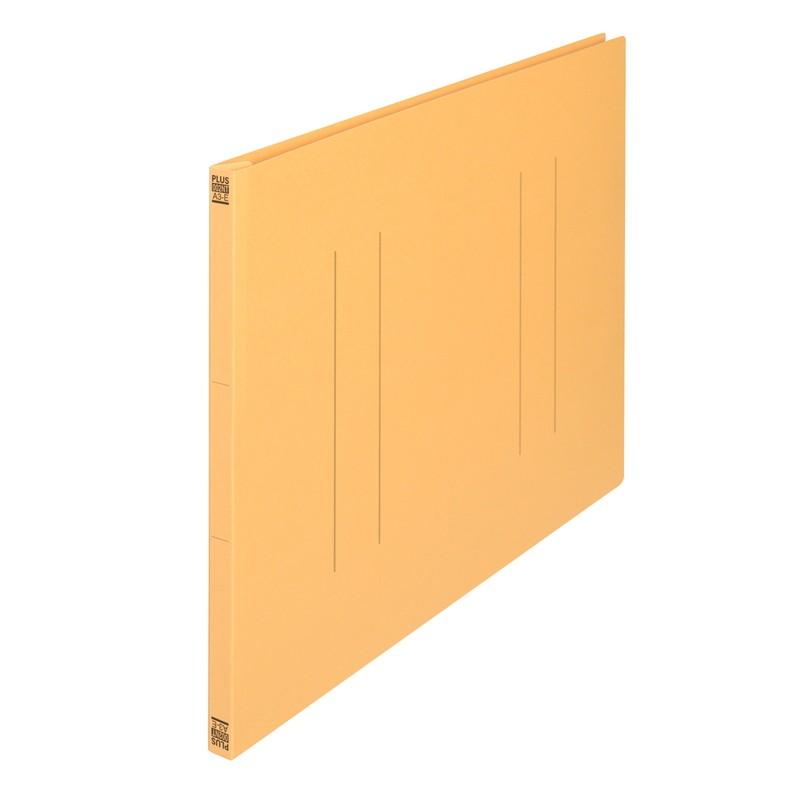 プラス(PLUS) フラットファイル ノンステッチ A3-E 180枚とじ イエロー 10冊パック No.002NT　98-207*10 | PLUS
