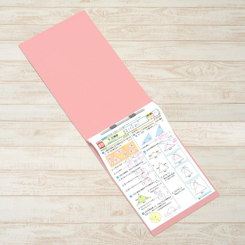 プラス(PLUS) フラットファイル ノンステッチ A3-E 180枚とじ ピンク 10冊パック No.002NT　98-208*10 | PLUS | 03