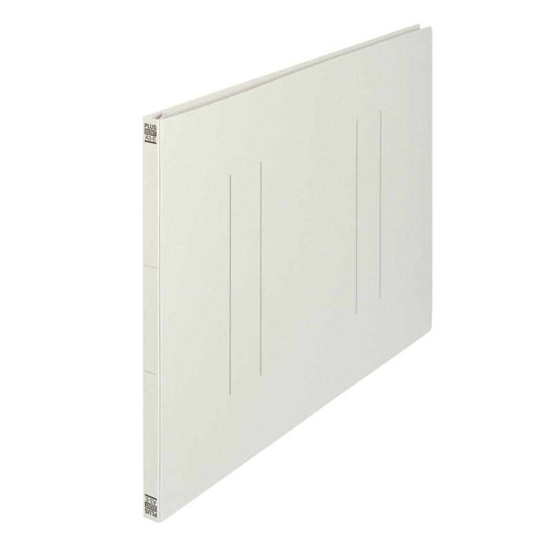 プラス(PLUS) フラットファイル ノンステッチ A3-E 180枚とじ グレー 10冊パック No.002NT　98-209*10 | PLUS