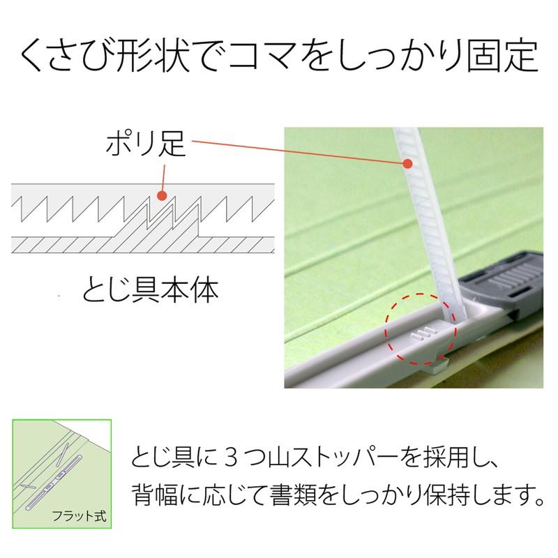 プラス(PLUS) フラットファイル ノンステッチ A3-E 180枚とじ グリーン 10冊パック No.002NT　98-206*10 | PLUS | 05