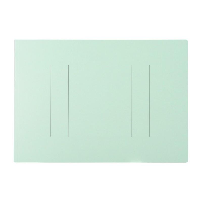 プラス(PLUS) フラットファイル ノンステッチ A3-E 180枚とじ ブルー  10冊パックNo.002NT　98-205*10 | PLUS | 02