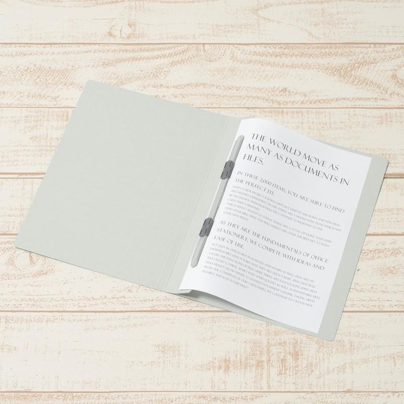 プラス(PLUS) フラットファイル PPフラットファイル B5-S グレー NO.131P　98-369 | PLUS | 03