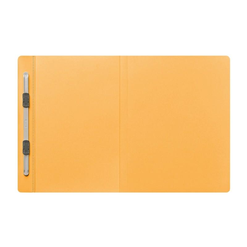 プラス(PLUS) フラットファイル PPフラットファイル B4二つ折り イエロー NO.135FP　98-387 | PLUS | 01